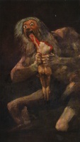 Francisco Goya, <em>Saturn Devouring His Son</em> (1819-1823).
